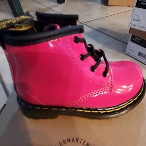 Dr. Martens Kids Pink Boots